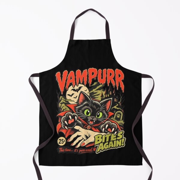 Item preview, Vampurr Bites Again Halloween Vampire Cat Lovers Men Women designed and sold by Nannythenimfa.
