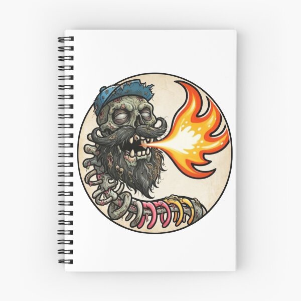 Item preview, Zombie Bearded Fireworm Halloween designed and sold by BeardedFireworm.