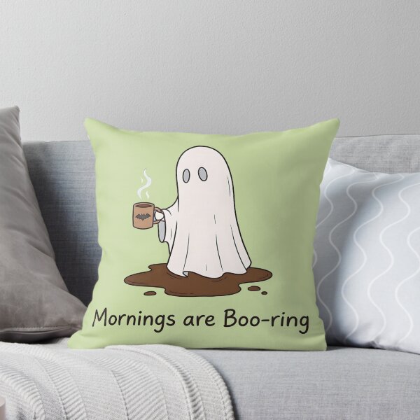 Item preview, Cute Ghost Coffee Mornings Are Boo-ring designed and sold by Keepsake Kiosk.