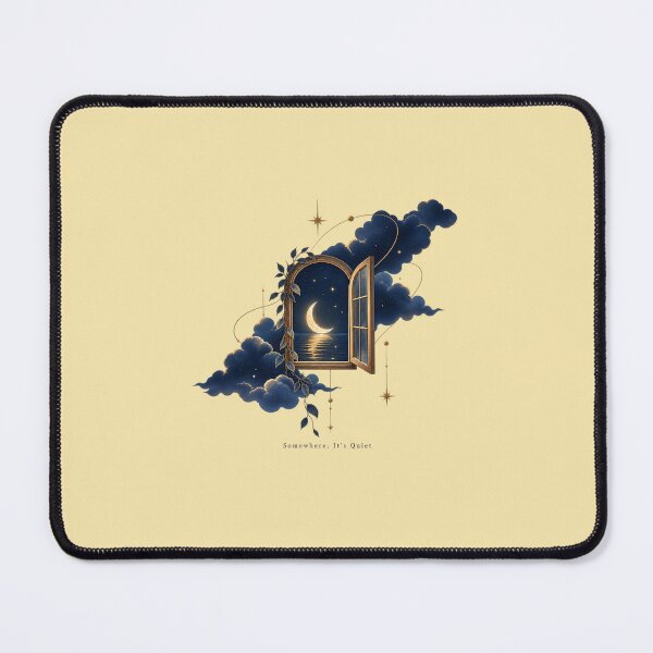 Item preview, Somewhere It's Quiet - Celestial Open Window & Moonlit Sea Graphic designed and sold by Ozyven-Creation.