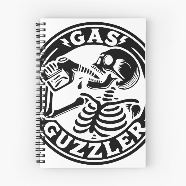 Item preview, Gas Guzzler – Skeleton Drinking Gasoline designed and sold by PIXEL POP DESIGNS - Beyond the Norm!.