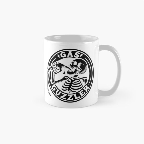 Item preview, Gas Guzzler – Skeleton Drinking Gasoline designed and sold by PIXEL POP DESIGNS - Beyond the Norm!.