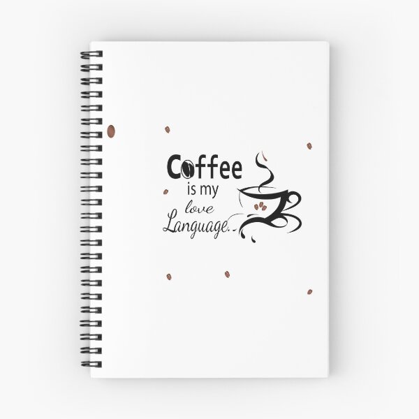 Item preview, Coffee Is My Love Language – Typography & Line Art Coffee Design designed and sold by Carftora786.