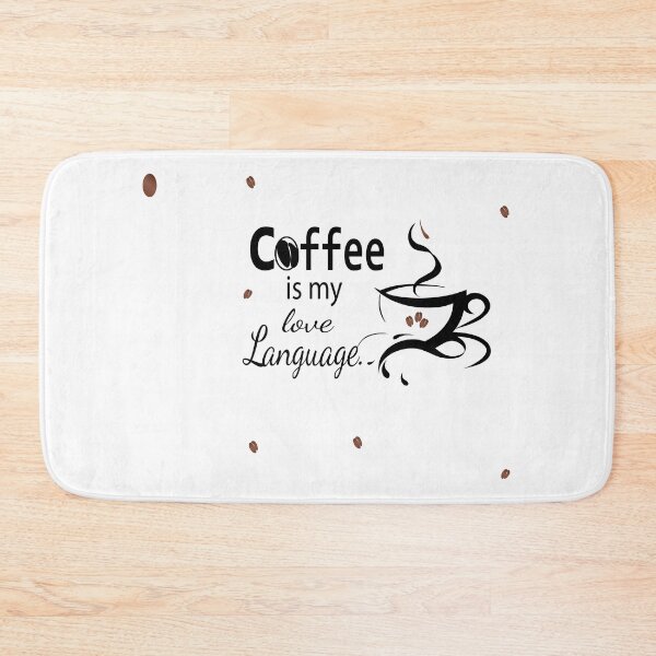 Item preview, Coffee Is My Love Language – Typography & Line Art Coffee Design designed and sold by Carftora786.