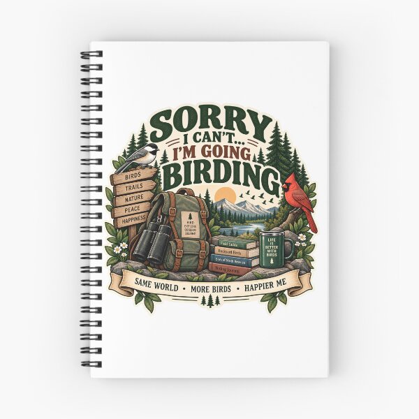 Item preview, Sorry I Can't I'm Going Birding designed and sold by MysticCanvasAi.