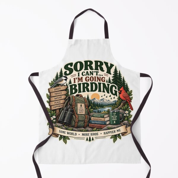 Item preview, Sorry I Can't I'm Going Birding designed and sold by MysticCanvasAi.