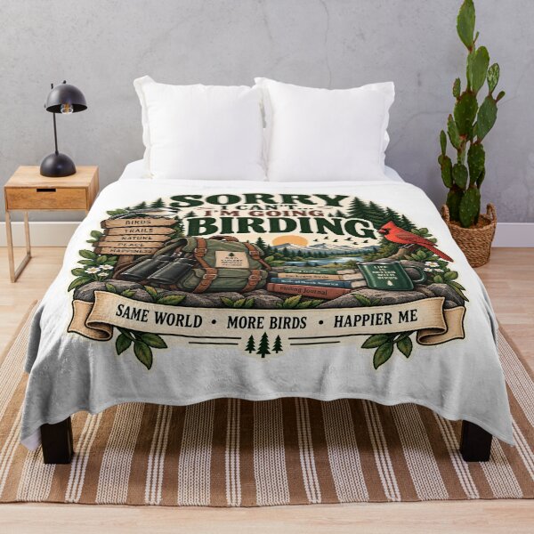 Item preview, Sorry I Can't I'm Going Birding designed and sold by MysticCanvasAi.
