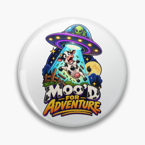 Item preview, Moo'd For Adventure Cow designed and sold by BlackELKS.
