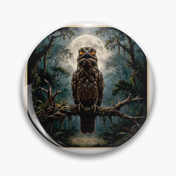 Item preview, Exotic Beautiful Birds - Lunar potoo #2 designed and sold by Helios Be. Lavsh.