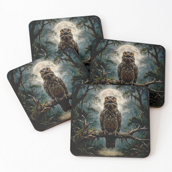 Item preview, Exotic Beautiful Birds - Lunar potoo #2 designed and sold by Helios Be. Lavsh.