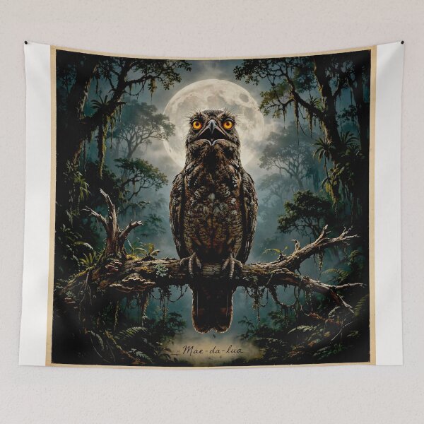 Item preview, Exotic Beautiful Birds - Lunar potoo #2 designed and sold by Helios Be. Lavsh.