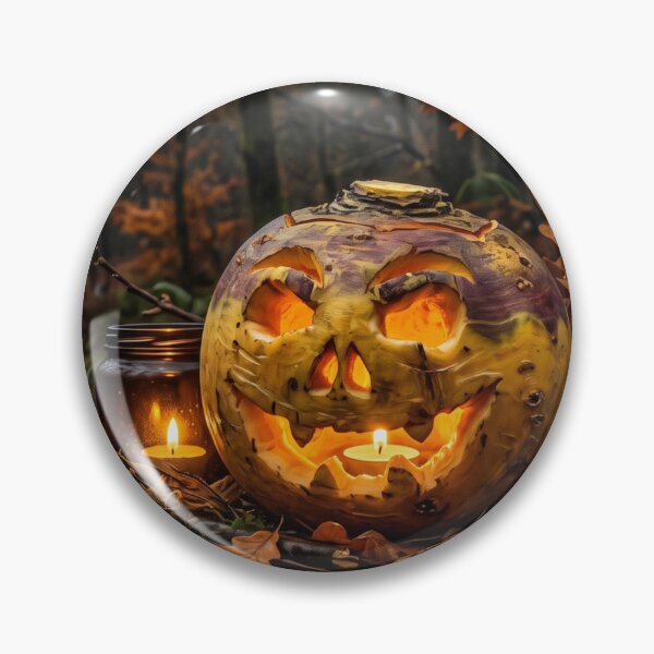 Item preview, Traditional Samhain Tumshie Neep Lantern Scottish Folklore Halloween Art designed and sold by Englandbear.