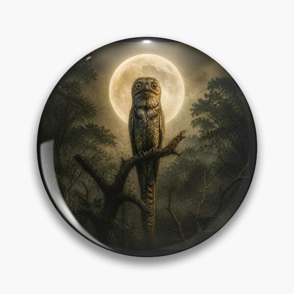 Item preview, Exotic Beautiful Birds - Lunar potoo #3 designed and sold by Helios Be. Lavsh.