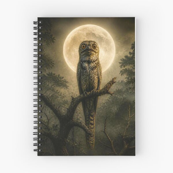 Item preview, Exotic Beautiful Birds - Lunar potoo #3 designed and sold by Helios Be. Lavsh.