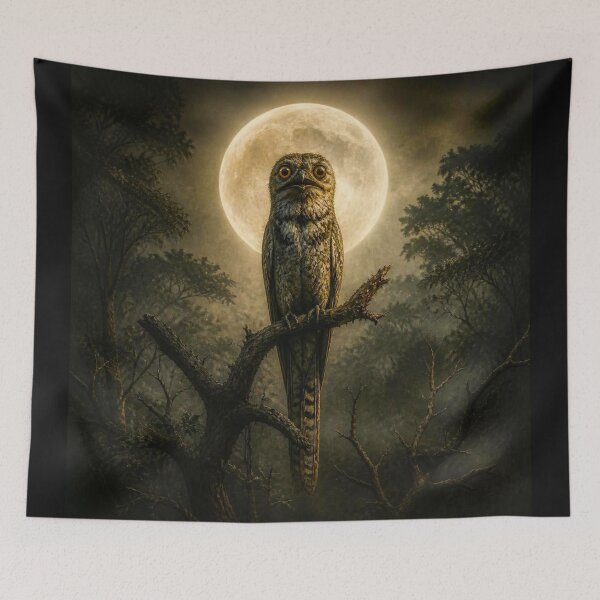 Item preview, Exotic Beautiful Birds - Lunar potoo #3 designed and sold by Helios Be. Lavsh.