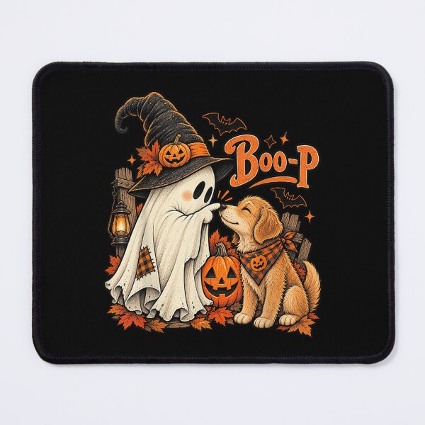 Item preview, Retro Boo Boo-p Dog Ghost Funny Halloween Dog Lovers Dog designed and sold by Nannythenimfa.
