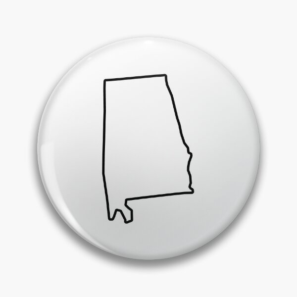 Item preview, Alabama Shape Outline AL designed and sold by shitpostee.