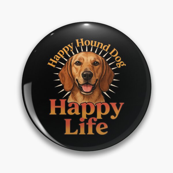 Item preview, Hound Dog Pet Owner Happy Hound Dog Happy Life designed and sold by fantasticdesign.
