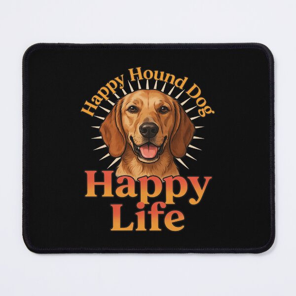 Item preview, Hound Dog Pet Owner Happy Hound Dog Happy Life designed and sold by fantasticdesign.