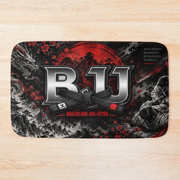 Item preview, Brazilian Jiu-Jitsu Black Belt Dragon Martial Arts designed and sold by Fei Long Design Hub.