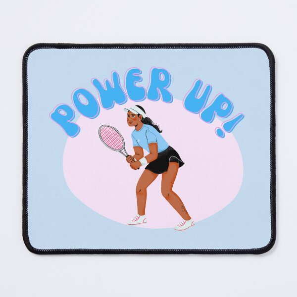 Item preview, Power Up Preppy Tennis Sticker designed and sold by Preppy Prints .