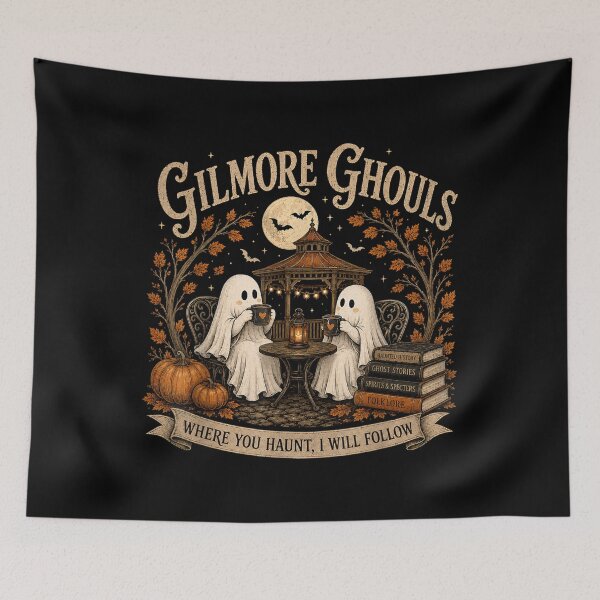 Item preview, Gilmore Ghouls Funny Ghost Coffee Pumpkin Halloween Spooky designed and sold by Nannythenimfa.