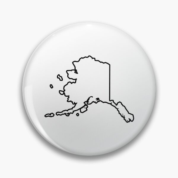 Item preview, Alaska Shape Outline AK designed and sold by shitpostee.