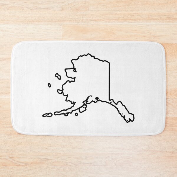 Aperçu de l'œuvre Contour de l'Alaska (AK) créée et vendue par shitpostee.