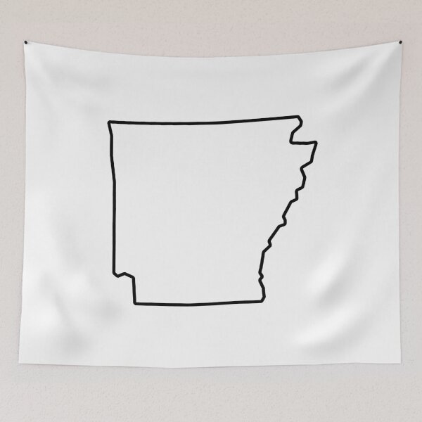 Item preview, Arkansas Shape Outline AR designed and sold by shitpostee.