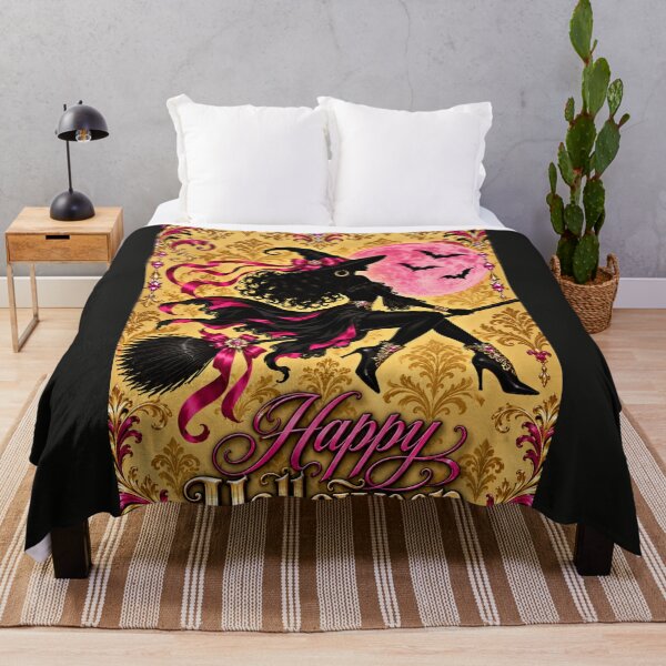 Item preview, Fashion Witch On A Broom - Happy Halloween designed and sold by DesignsByPrnces.
