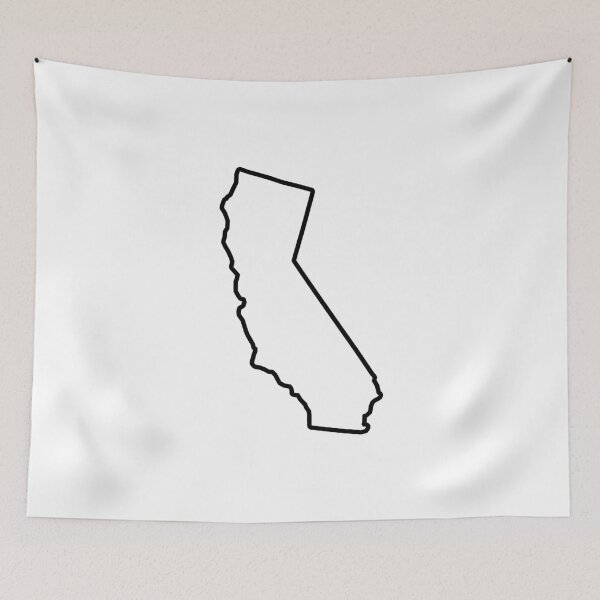 Item preview, California Shape Outline CA designed and sold by shitpostee.