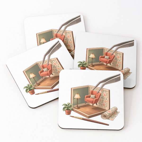 Item preview, Tiny Room Miniaturist Workshop Art designed and sold by Philippa Shop.