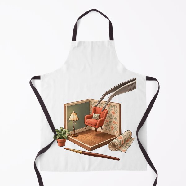 Item preview, Tiny Room Miniaturist Workshop Art designed and sold by Philippa Shop.