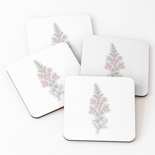 Item preview, Pink Snapdragon Sticker | Snapdragon Die Cut Sticker | Fine Line Botanical Decal | Cottagecore Flower Sticker designed and sold by FineLineBotanical .