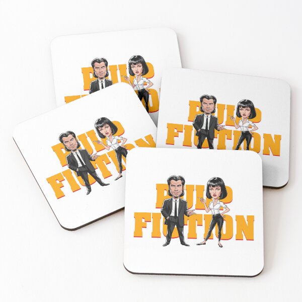 Item preview, A funny caricature of Pulp Fiction designed and sold by vectorlove.