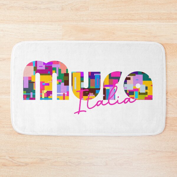 Item preview, Mura, Brescia, Italy, Italia, colorful typography design for travellers designed and sold by Wanderful-roads.