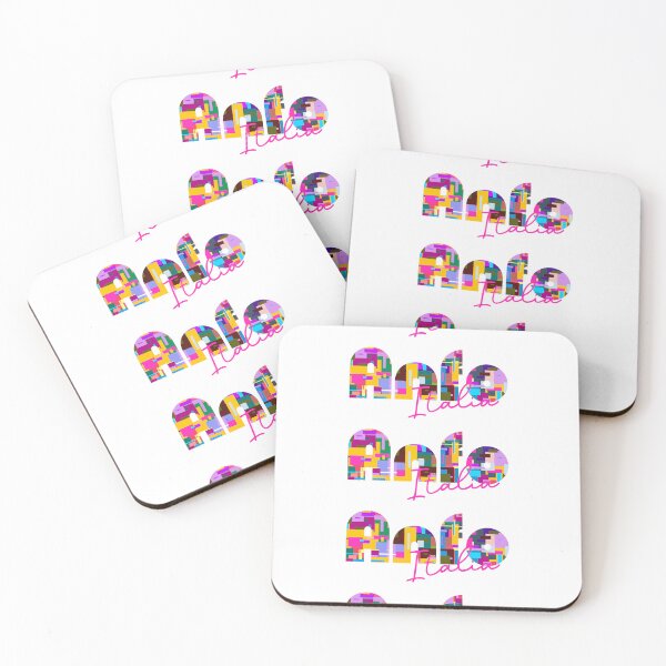 Item preview, Anfo, Brescia, Italy, Italia, colorful typography design for travellers designed and sold by Wanderful-roads.