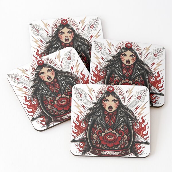 Item preview, Slavic Metal Matryoshka Rocker designed and sold by MariaYariWorld.