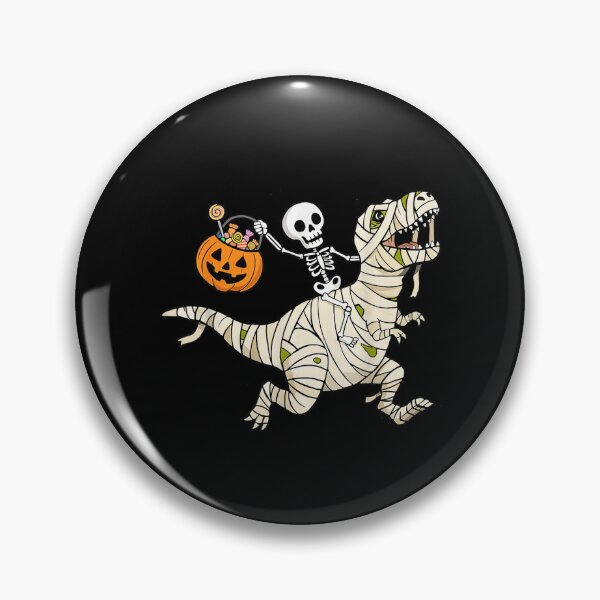 Item preview, Boys Halloween Skeleton Riding Dinosaur Mummy Trex Kids designed and sold by Nannythenimfa.