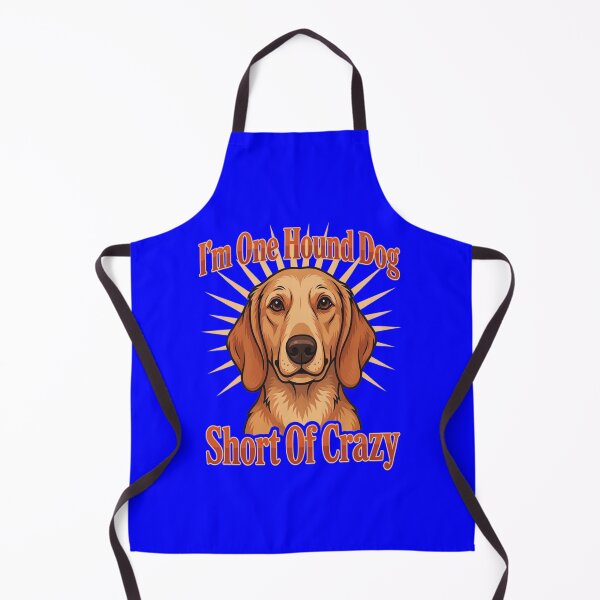 Item preview, Hound Dog Pet Owner I ‘m One Hound Dog Short Of Crazy designed and sold by fantasticdesign.