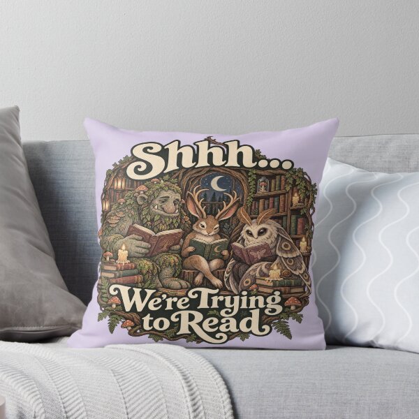 Item preview, Forest Cryptid Reading Club for Book Lovers designed and sold by POD DYNASTY | Original Print On Demand T-Shirt Graphics.