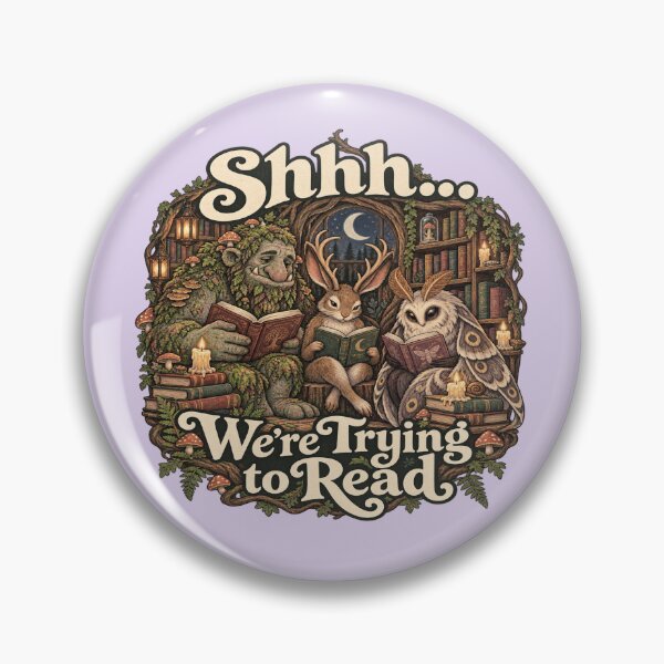 Item preview, Forest Cryptid Reading Club for Book Lovers designed and sold by POD DYNASTY | Original Print On Demand T-Shirt Graphics.