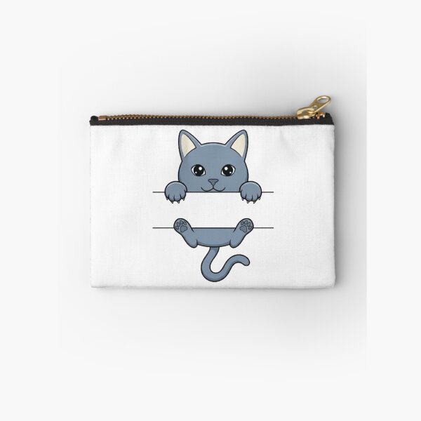 Item preview, Cute Peeking Grey Cat Split Monogram designed and sold by PetalsPaws.