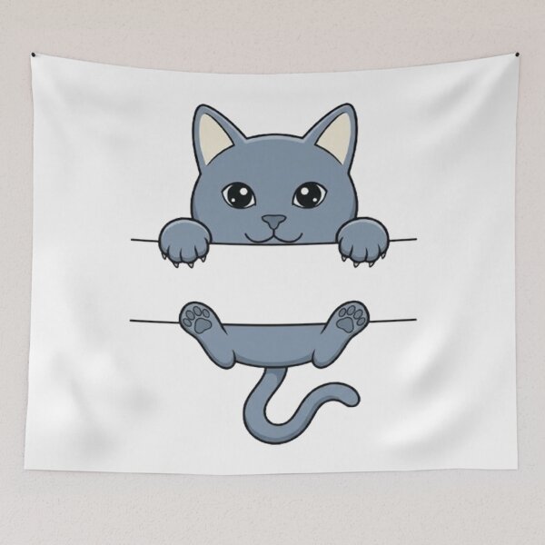 Item preview, Cute Peeking Grey Cat Split Monogram designed and sold by PetalsPaws.