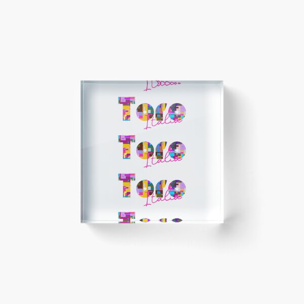 Item preview, Toro, Campobasso, Italy, Italia, colorful typography design for travellers designed and sold by Wanderful-roads.
