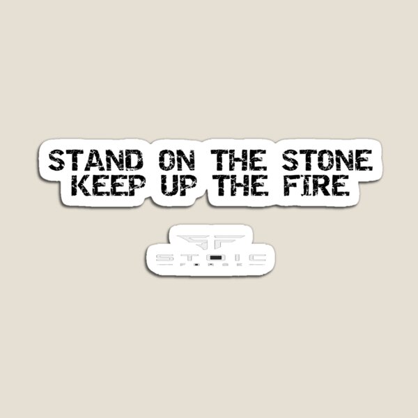 Item preview, Stand on the Stone designed and sold by Stoic-Forge.