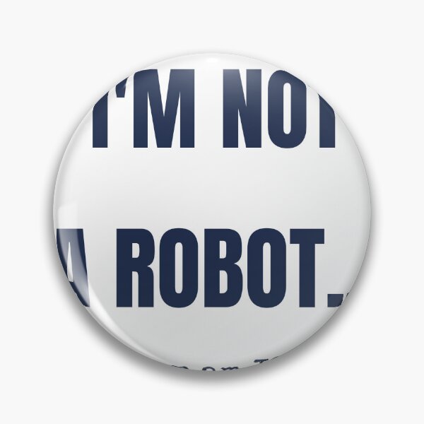 Item preview, I'm Not A Robot Or Am I Funny AI T-Shirt designed and sold by BerkleyCo.