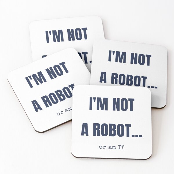 Item preview, I'm Not A Robot Or Am I Funny AI T-Shirt designed and sold by BerkleyCo.