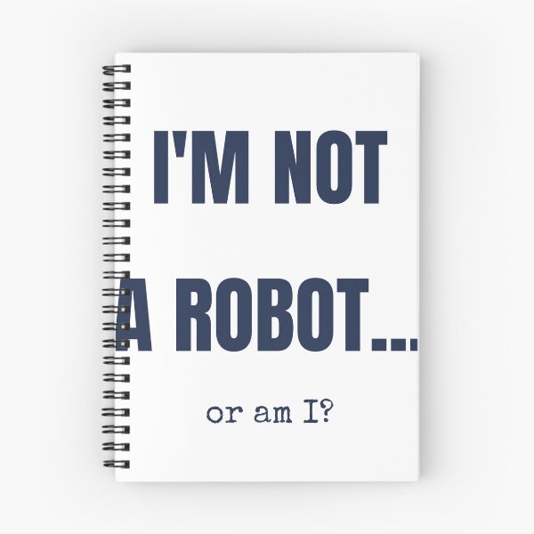 Item preview, I'm Not A Robot Or Am I Funny AI T-Shirt designed and sold by BerkleyCo.