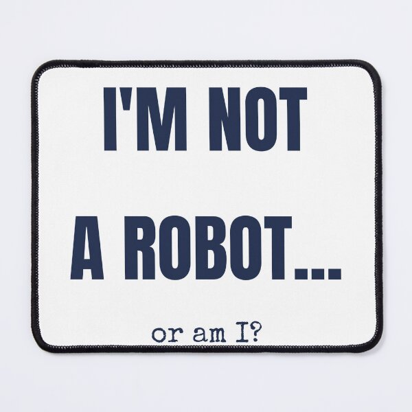 Item preview, I'm Not A Robot Or Am I Funny AI T-Shirt designed and sold by BerkleyCo.